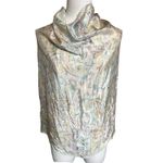 Vintage Pastel Paisley Scarf 27" Square Satin Acetate DUROTEST Mod Neck Wrap Green Photo 7