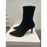 & Other Stories 8 Other Stories Stretch Leather Ankle Boots Black Suede Womens Size 38 US 7 Photo 4