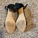 Madden Girl  Black Suede Ankle Strap Heeled Sandals Photo 4