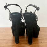 36.5 ALAÏA Suede Studded Platform Stiletto High Heels Shoes Black Women's Size Photo 2