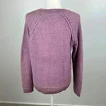 Gap  Textured Knit Sweater in Orchid Haze Size M NWT Photo 3