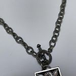 Women's Signed CAMCO Costume Necklace Pray Charm Photo 6