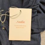 ANDIE NWT The Classic Tee Blue Sustainable Made In USA Crew Neck Casual M Photo 3