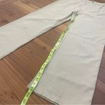 HYFVE  Khaki High Rise Wide Leg Lightweight Cotton Denim Trouser Pants Medium New Photo 3