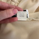 Lizzy & Johnny by Lucero Cream Midi Dress Vintage Pleated Surplice Belted M Size M Photo 12