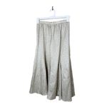 Vintage Doncaster II Women's Beige Print Button Front Midi Skirt Set Size Small Tan Photo 1