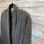 Vtg Mitchell Mitchell Womens 14 Blazer Long 3/4 Ruched Sleeves 80s Shoulder Pads Gray Photo 6