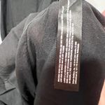 NEW Free People Cotton Poplin Button Back Square Neck Midi Dress Black Large Photo 2