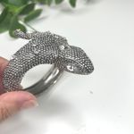 Sparkling Crystal Snake Coil Bracelet Bangle Cuff Rhinestone Statement Silver Photo 4