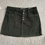 Indigo Rein Dark Green Corduroy Mini Skirt Photo 0