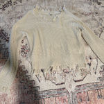 Versona  Cream Sweater Size S Photo 0