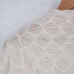 Anthropologie Maeve Talia Long Sleeve Mock Neck Textured Top in Ivory Women's S Photo 4