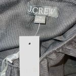 J.Crew Womens Ribbed Ruffled Neck One Shoulder Top Blouse Black Size Medium NWT Photo 6