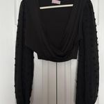 Boutique  long Sleeve Crop Blouse  Photo 0