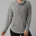 prAna  heather gray Frieda pullover kangaroo pocket long sleeve size Large I7 Photo 0