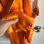 NICHOLAS Vera Silk Jumpsuit in Wallflower Orange Photo 8
