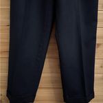 Talbots Vintage  Size Small Navy Blue High Rise Pleated Worsted Wool Dress Pants Photo 3