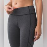 Lululemon  Speed Crop Legging in Giant Herringbone Black Heathered Black Size 4 Photo 3
