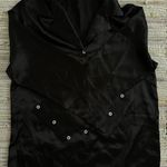 Satin Pajama Set Black Size L Photo 3