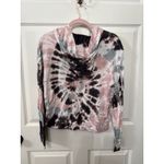 C&C California  Tie-Dye Twist Front Pullover Hoodie Sweatshirt, M Photo 4