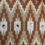 Boston Proper  | Fair Isle Sweater Size Small Cowl Neck Rhinestones Size M EUC Photo 4