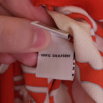 Diane Von Furstenberg  Naira Short Dress Halo Buds Red Floral Silk Size 6 Photo 6