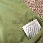 Girlfriend Collective  Lime Green High Neck Crossback Sports Bra Size S Photo 2