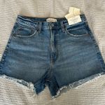 Abercrombie & Fitch Abercrombie High-Rise The 90s Relaxed Cut-Off Shorts Photo 0