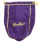 Crown royal purple holder bag draw string Photo 0