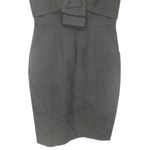 Kay Unger Kay‎ Unger Womens Black Floral Jacquard Sleeveless V-Neck Cocktail Dress Size 2 Photo 10