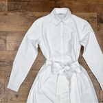 Stradivarius Stradivarious Button Down Bow Belted Dress Photo 2