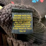 Eddie Bauer Vintage 90s multicolor snowflake Black Crew neck sweater Medium Photo 6