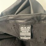 Black High Waisted Faux Leather Stretch Jeans Sz Large Photo 4