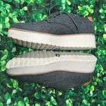 Dr. Scholls Lillian Wedge Oxford Lace Up Round Toe Grey Women Comfort Shoe 8.5M Photo 4