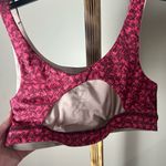 Lululemon  Red Patterned Sports Bra Size 6 Medium Photo 5