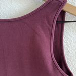 Aerie American Eagle Maroon Ribbed High Neck Plunge Back Bodysuit Small Photo 2