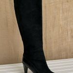 Diane Von Furstenberg  Black Suede Knee High Boots 9.5 Photo 10