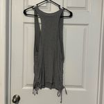 Adore Me  Grey Tank Top Racerback Adjustable Sides Cinch Sleeveless Shirt 3 X GUC Photo 3