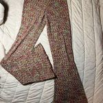 Urban Outfitters  Rainbow Knitted Flared High Waisted Pants Photo 0