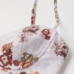 H&M  x Brock Collection Bustier Corset Sweetheart Floral Dress Size Large Photo 13