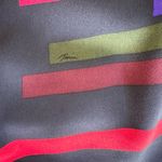 Trina Turk One-Shoulder Silky Striped Sheath Dress Photo 1