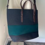 Levi's  wool tote with leather handles Photo 1