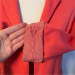 Skies Are Blue • Women's Coral Blazer 3/4 Sleeve Photo 2