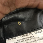 Black White Embroidered Floral cowboy western boho leather boots pointed toe mid calf #hippie #indie #gothic #fairycore Photo 3