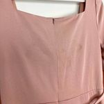 Mac Duggal Square Neck Bell Sleeve Column Gown in Rose Size US 8 Photo 5