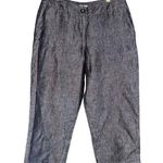 Pendleton Linen Blend Cropped Pants Women's Size 6 Lightweight Luxury Resort Photo 0