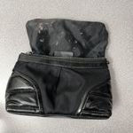 Burberry Cosmetics Bag Black Patent Leather Zip Travel Logo Womens Small *Flaw Photo 10