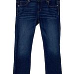 American Eagle  Women's Artist Bootcut Dark Wash Mid Rise Jeans Size 14 Photo 0