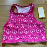 Gold Sheep  Peace Sign Sports Bra Photo 0