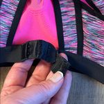 VSX Sport Women’s Cross Back Padded Underwire Sports Bra Pink & Black Photo 3